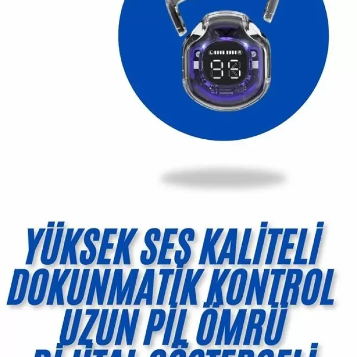 ® Yeni Ürün Kablosuz Dijital Göstergeli Powerbanklı Ios Ve  Android Uyumlu Gaming Kulaklık