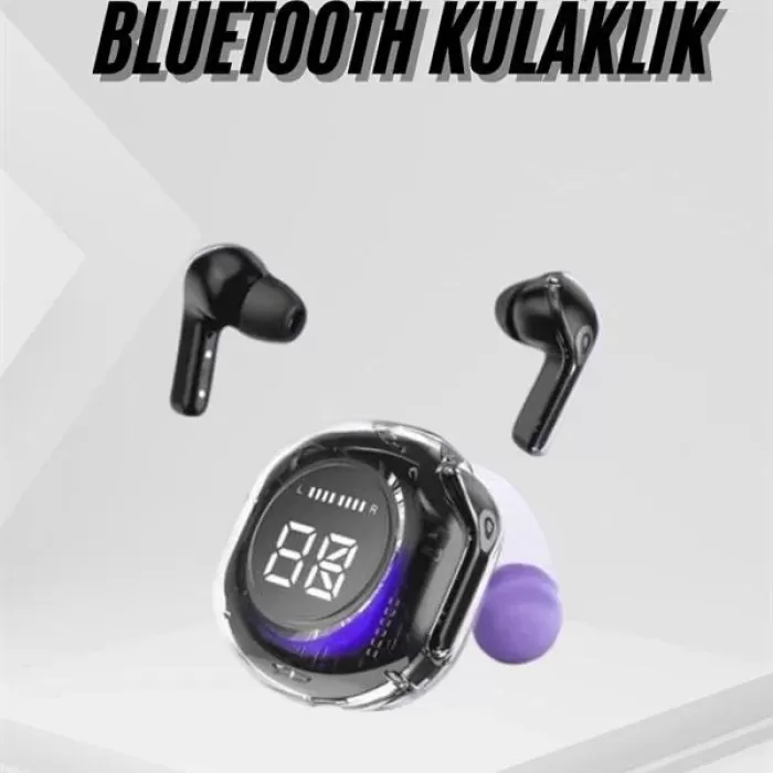 ® Yeni Ürün Kablosuz Dijital Göstergeli Powerbanklı Ios Ve  Android Uyumlu Gaming Kulaklık