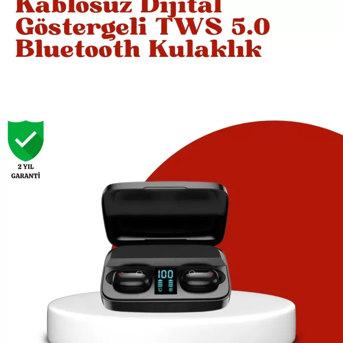 ® Yeni Ürün Dokunmatik Kontrollü Abs Malzemeli Bluetooth Kulaklık + Yüksek Kapasiteli Kutu