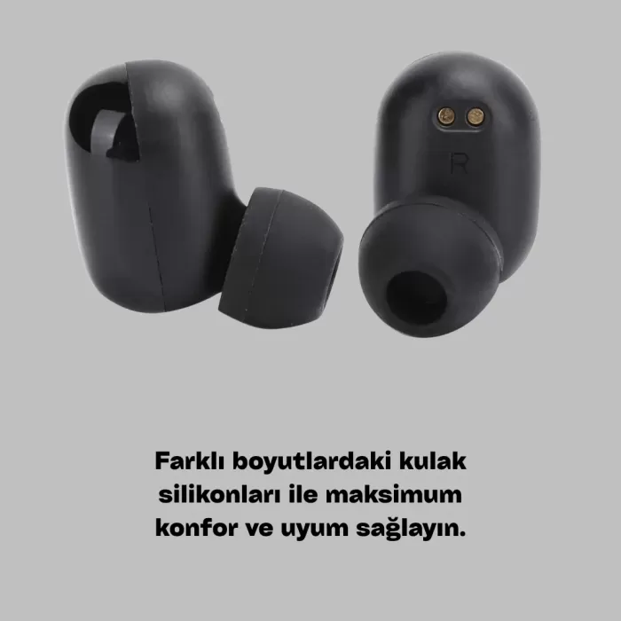 ® Yeni Ürün Dokunmatik Kontrollü Abs Malzemeli Bluetooth Kulaklık + Yüksek Kapasiteli Kutu