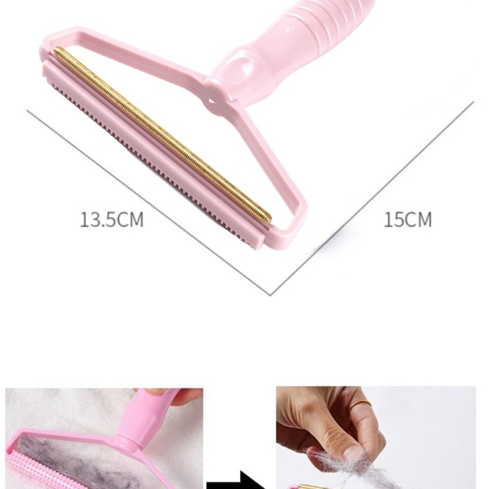 ® Yeni Ürün Çift Taraflı Elbise Kazak Plastik Kumaş Tüy Alma ve Tiftik Temizleyici Toplayıcı Taşınabilir