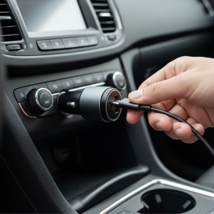 ® Yeni Ürün Araç İçi Çakmaklığa TakılanType-C ve USB Girişli 2 Portlu Hızlı Şarj Adaptörü