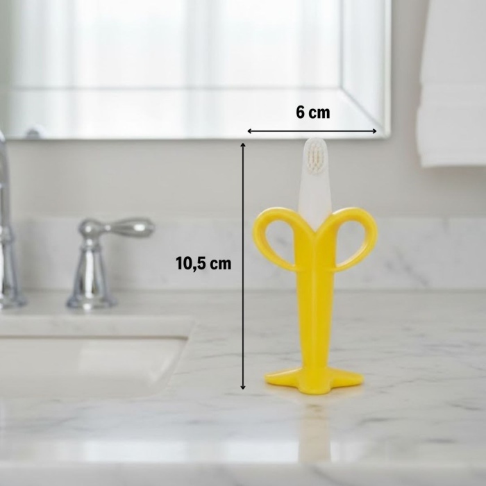 ® Yeni Ürün Muz Şekilli Diş Kaşıma AparatıBebekler İçin Silikon Diş Kaşıyıcı, Diş Çıkarma Oyuncağı