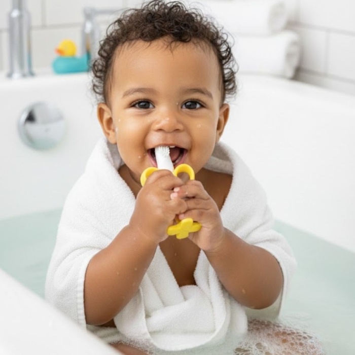 ® Yeni Ürün Muz Şekilli Diş Kaşıma AparatıBebekler İçin Silikon Diş Kaşıyıcı, Diş Çıkarma Oyuncağı