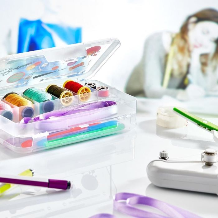 ® Yeni Ürün Çift Taraflı Bölmeli Dikiş Kutusu Ardunio Malzeme Kutusu