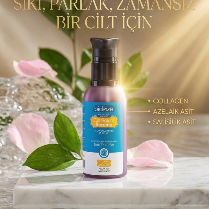 ® Yeni Ürün Bidoze Cilt Bakım Serumu 30 Ml | Yaşlanma Ve Akne Karşıtı Onarıcı Bakım