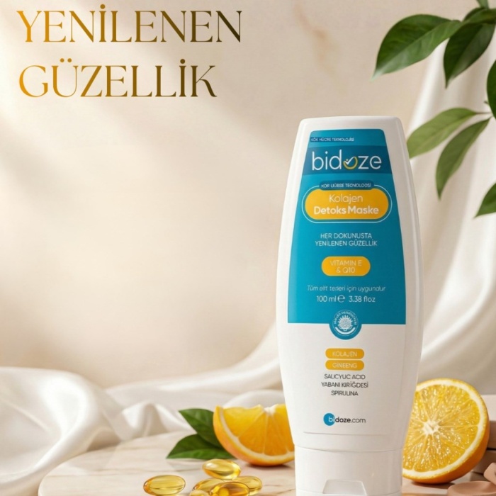 ® Yeni Ürün Bidoze Kolajen Detoks Maskesi 100 Ml | Aha Bha Gözenek Sıkılaştırıcı Ve Aydınlatıcı Bakım