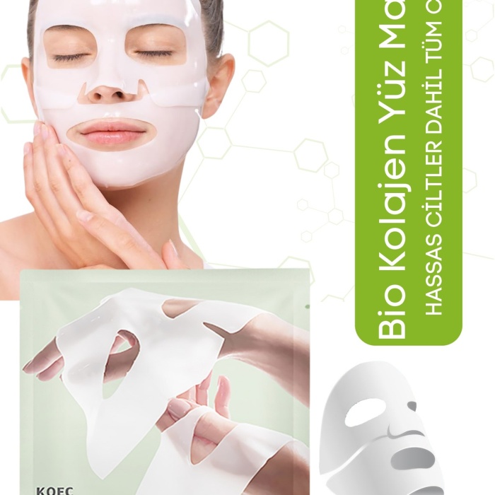 ® Yeni Ürün Kolajen Şeffaf Kore MaskesiTeatree Cica İçerikli Cilt Yatıştırıcı ve Akne Karşıtı 4 Adet