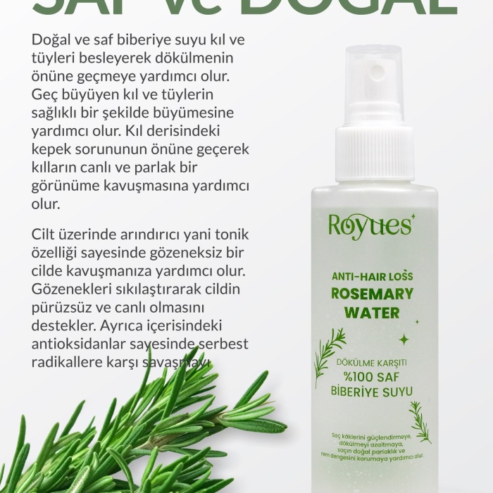 ® Yeni Ürün Biberiye Suyu 2’li SetDökülme Karşıtı ve Saç Uzatma Etkili Saç Toniği 150ml + 150ml