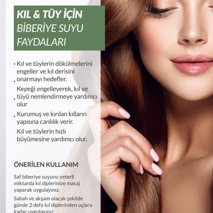 ® Yeni Ürün Biberiye Suyu 2’li SetDökülme Karşıtı ve Saç Uzatma Etkili Saç Toniği 150ml + 150ml