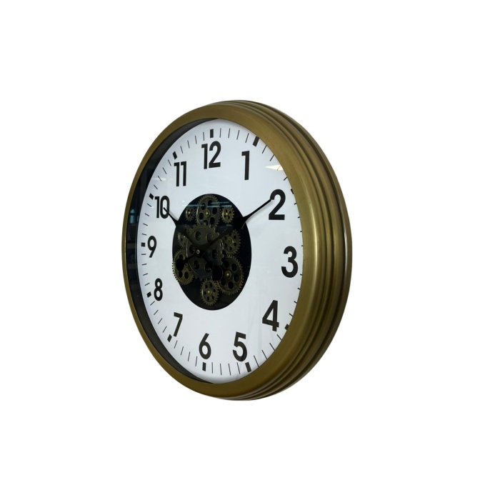 ® Yeni Ürün Eskitme 60 Cm Çarklı Klasik Duvar Saati