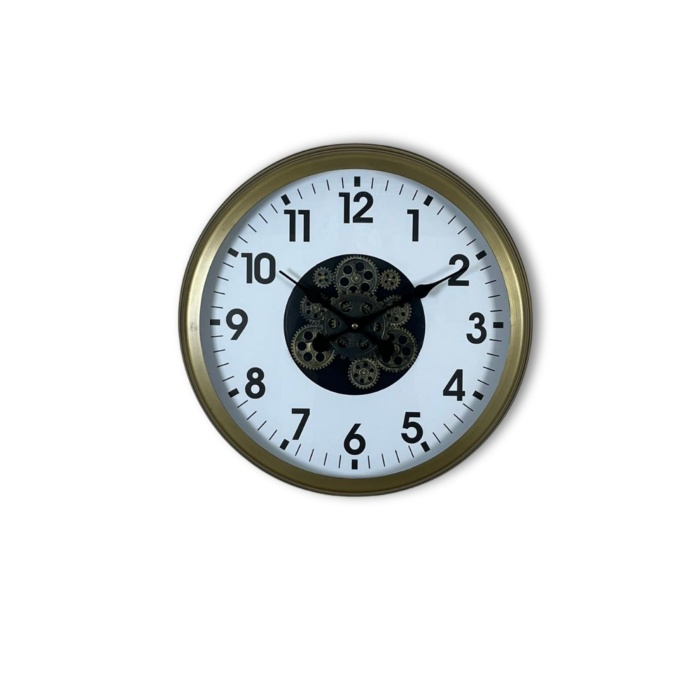 ® Yeni Ürün Eskitme 60 Cm Çarklı Klasik Duvar Saati