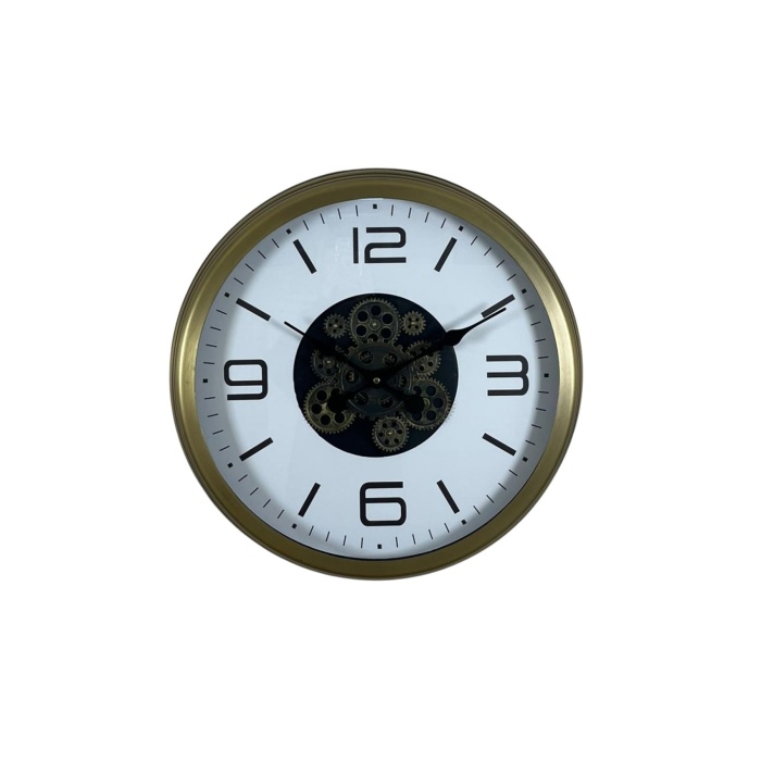 ® Yeni Ürün Bronze Motion 60 Cm Çarklı Duvar Saati