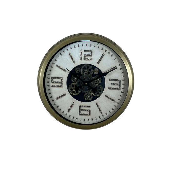 ® Yeni Ürün Antique Motion 60 Cm Çarklı Duvar Saati