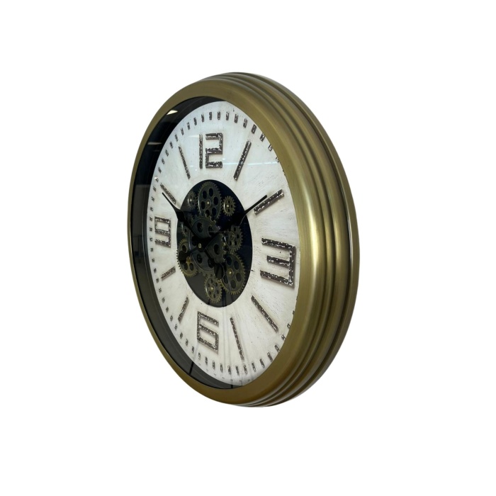 ® Yeni Ürün Antique Motion 60 Cm Çarklı Duvar Saati