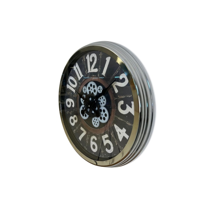 Iron Legacy Krom 60 Cm Çarklı Duvar Saati