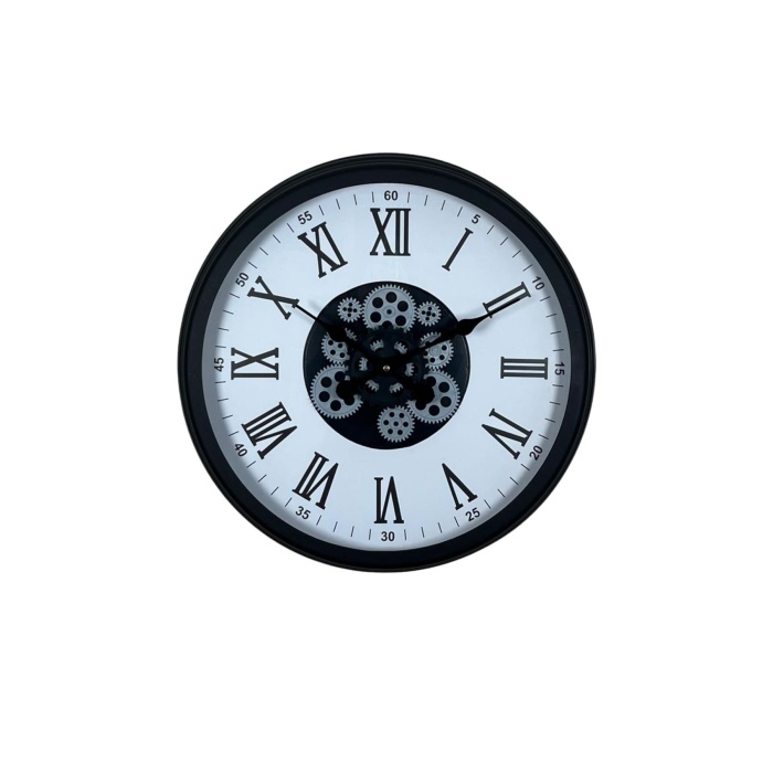 Black Majesty 60 Cm Çarklı Duvar Saati