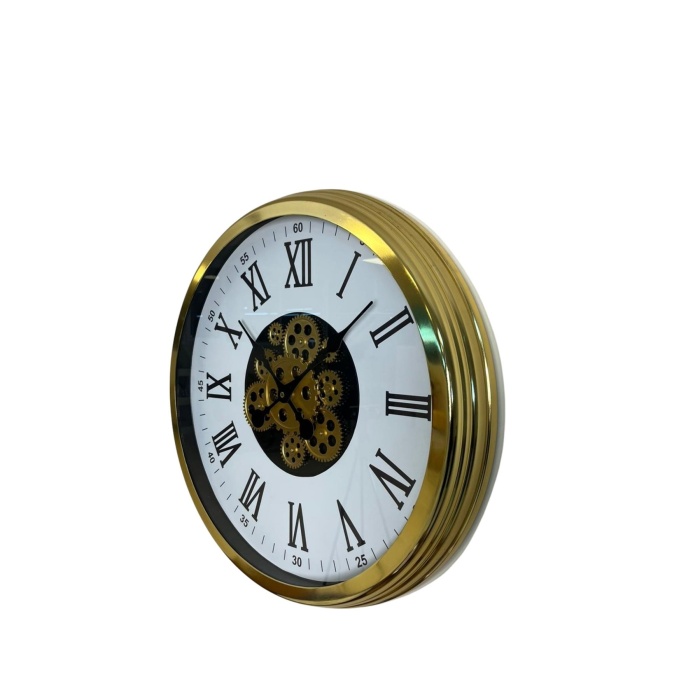 Aurelius Gold 60 Cm Çarklı Duvar Saati