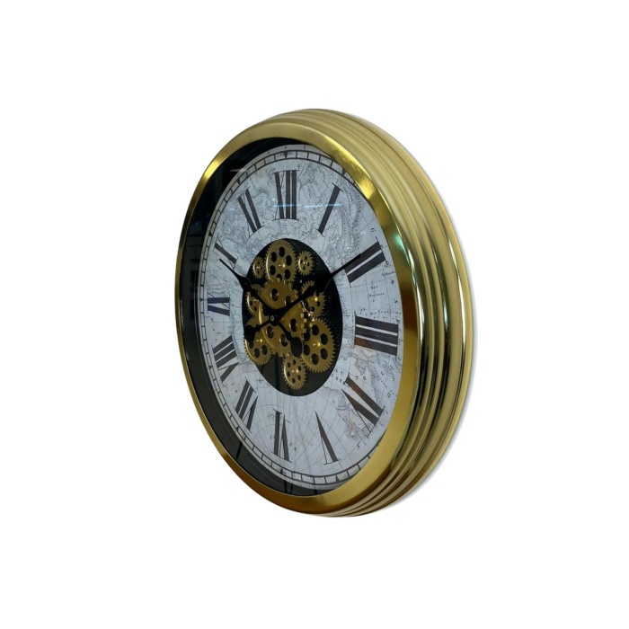Gold Atlas Royale 60 Cm Çarklı Duvar Saati