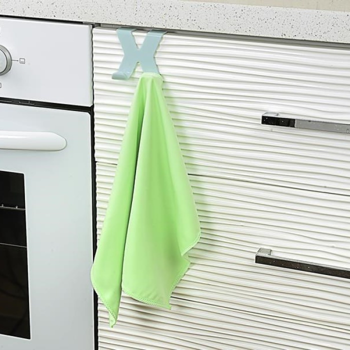 ® Yeni Ürün Mutfak Banyo Dolap Kapağına Takılan Meta Havlu Askılığı Aparatı