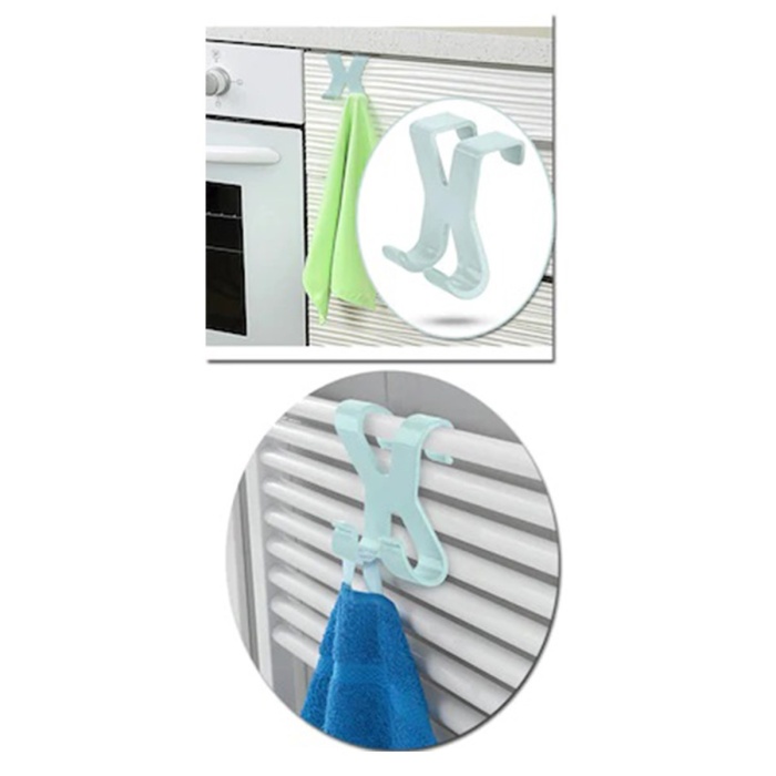 ® Yeni Ürün Mutfak Banyo Dolap Kapağına Takılan Meta Havlu Askılığı Aparatı
