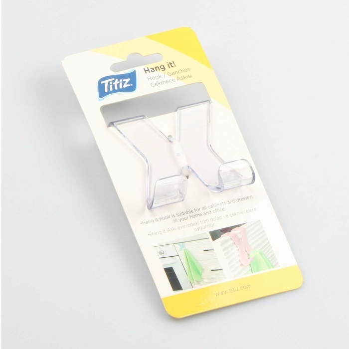 ® Yeni Ürün Hang it Pratik Kolay Taşımabilir Havlupan 2 Kancalı Banyo Askısı