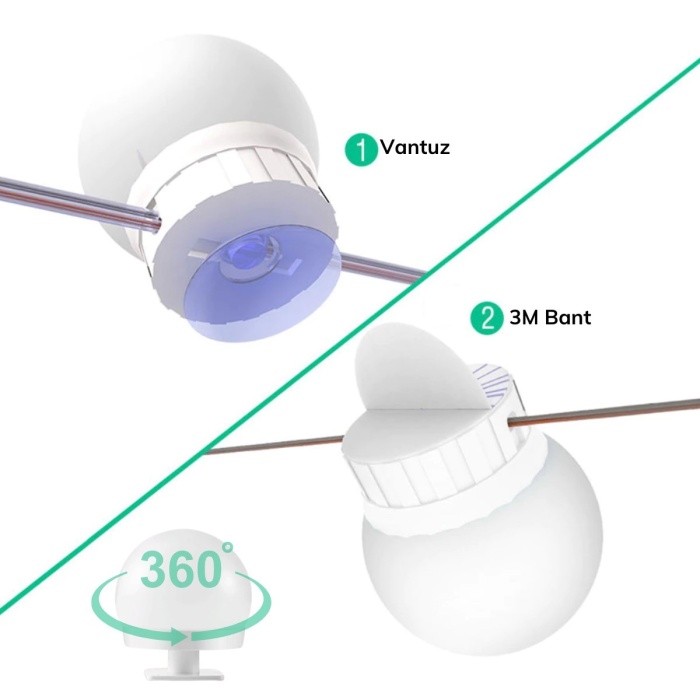 ® Yeni Ürün Nostalji Hollywood Tarzı 10lu Makyaj Masası Aynası Beyaz Led Işıklı Lamba USB