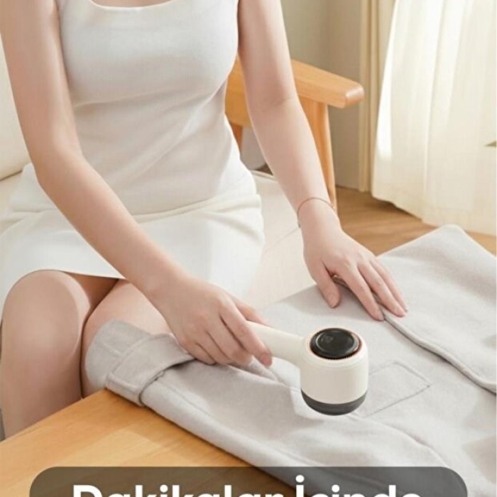 ® Yeni Ürün 6 Bıçaklı 2 Kademeli  Tüy Tiftik  Şarjlı   Temizleme Makinesi Ve Tüy Toplama Rulosu (Yedek Bıçaklı)