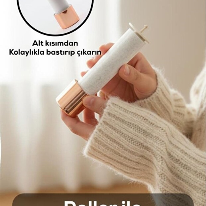 ® Yeni Ürün 6 Bıçaklı 2 Kademeli  Tüy Tiftik  Şarjlı   Temizleme Makinesi Ve Tüy Toplama Rulosu (Yedek Bıçaklı)