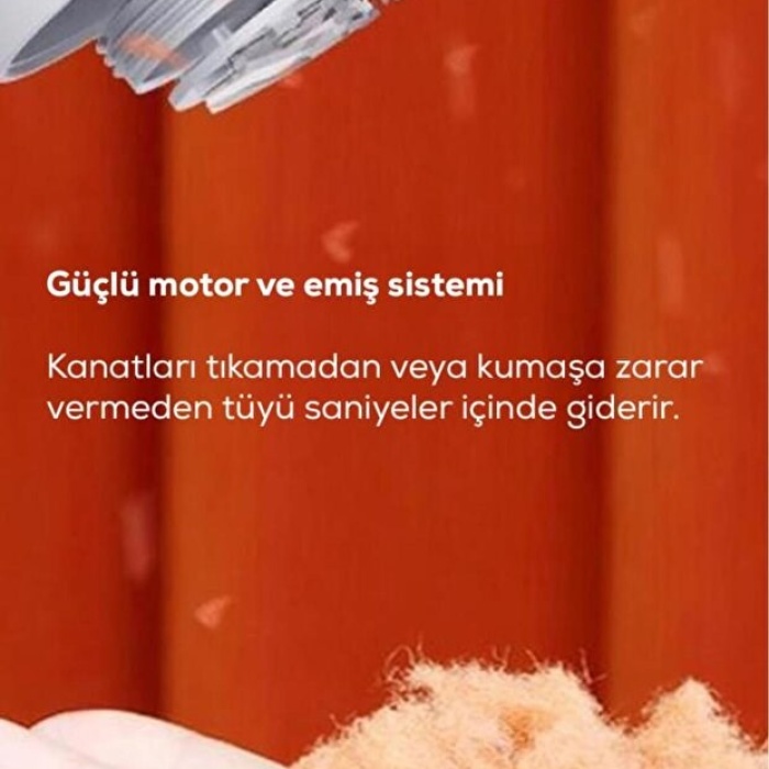 ® Yeni Ürün 6 Bıçaklı 2 Kademeli  Tüy Tiftik  Şarjlı   Temizleme Makinesi Ve Tüy Toplama Rulosu (Yedek Bıçaklı)