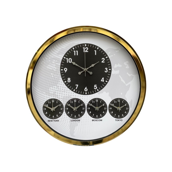 Gold Modern 52 Cm Dünya Saati