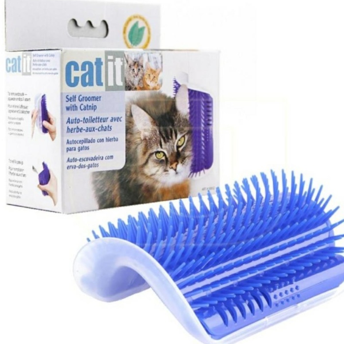 ® Yeni Ürün  Pratik Kedi Tüyü Kaşıma Ve Tarama Aparatı Duvara Monte Kaşıma Aleti