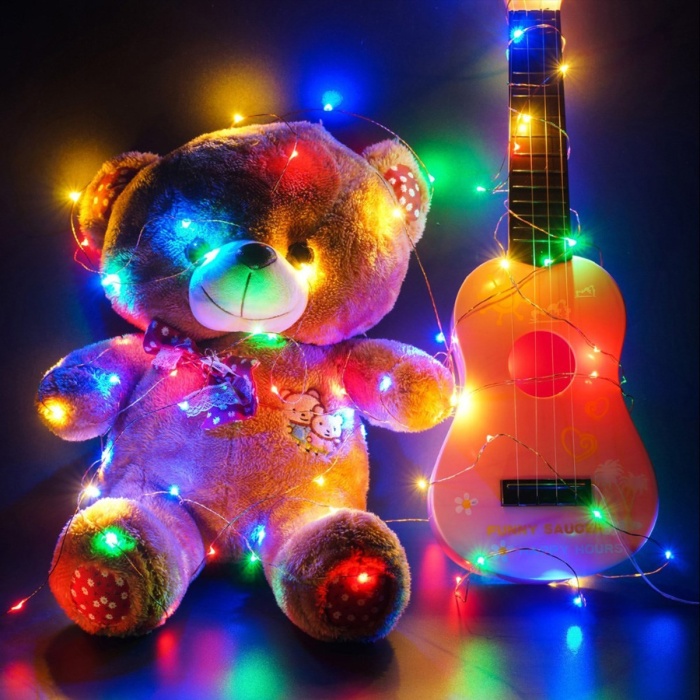 ® Yeni Ürün Pilli Dekoratif Peri Led Işık 3 Metre (RGB) Gaming Aydınlatma