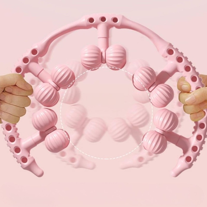 ® Yeni Ürün 20 Tekerlekli Ayarlanabilir Bacak ve Kol Masaj Aleti360° Tam Daire Derin Doku Kas ve Lenfatik Masaj Silindiri