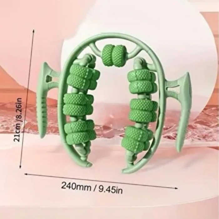 ® Yeni Ürün 13 Tekerlekli Circular Lenfatik Masaj RollerSelülit Giderici, Cilt Sıkılaştırıcı, Bacak Kol Sırt Masaj Aleti
