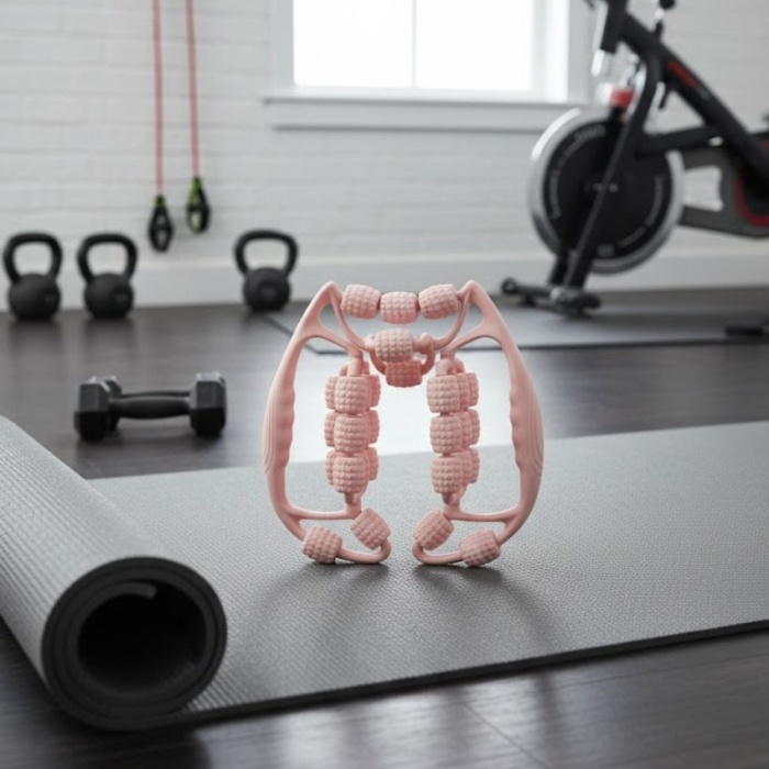 ® Yeni Ürün 27 Tekerlekli Lenfatik Masaj RollerSelülit Giderici, Cilt Sıkılaştırıcı, Bacak Kol Sırt Masaj Aleti