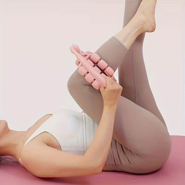 ® Yeni Ürün 27 Tekerlekli Lenfatik Masaj RollerSelülit Giderici, Cilt Sıkılaştırıcı, Bacak Kol Sırt Masaj Aleti