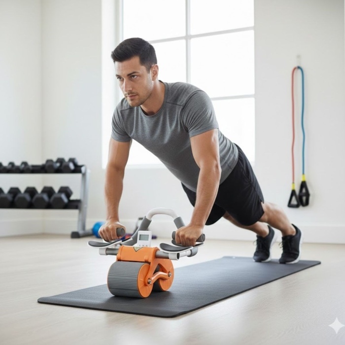 ® Yeni Ürün Dijital Sayaçlı Çek-Bırak Mekik AletiKarın ve Core Güçlendirici Evde Spor Aleti