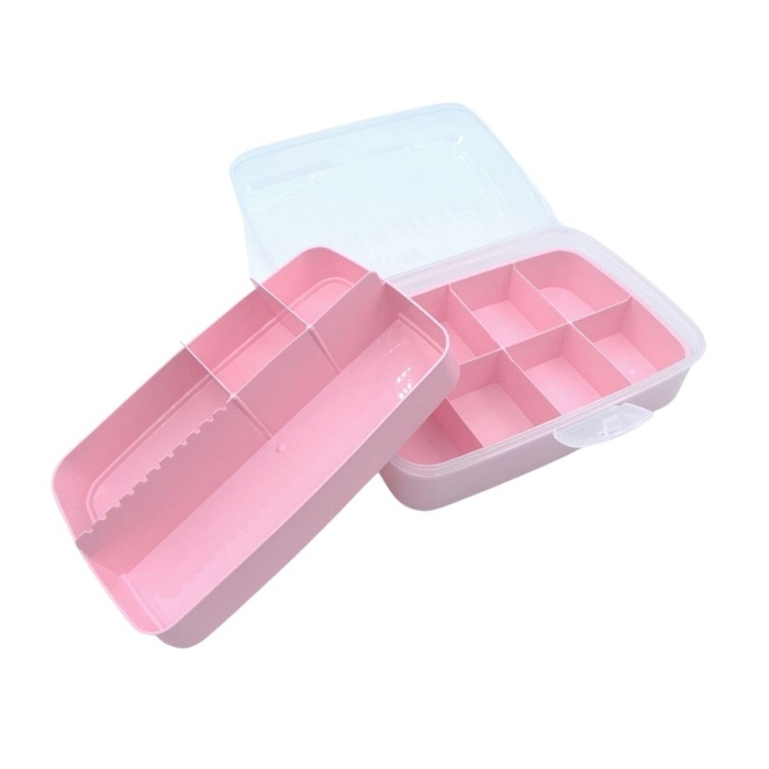 ® Yeni Ürün 12 Bölmeli Çok Amaçlı Takı Toka Kutusu Dikiş Kutusu Kapaklı Organizer Kutusu Bölmeli Kutu