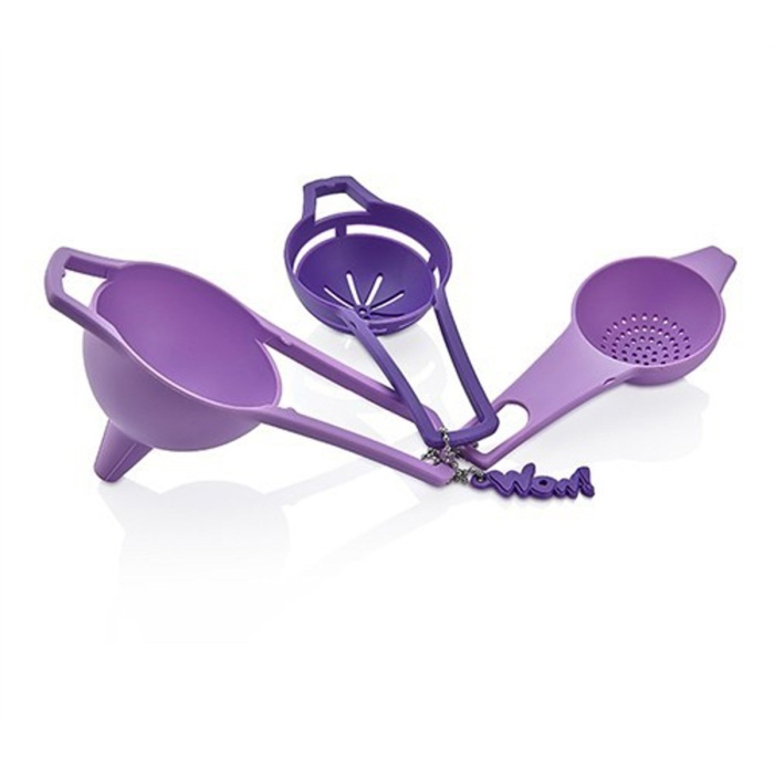 ® Yeni Ürün Pratik Yumurta Süzgeci Mini Süzgeç Huni Seti Hepsi Bir Arada