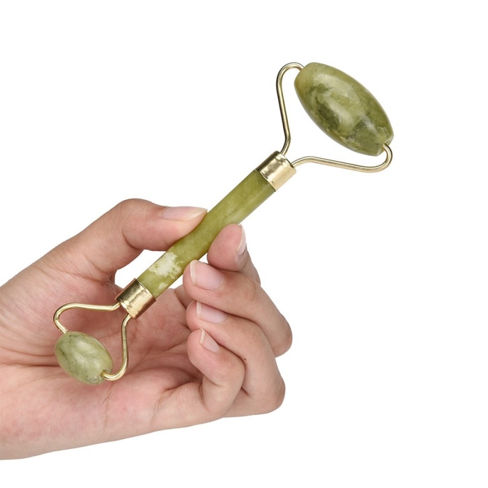 ® Yeni Ürün Yeşim Taşı Çift Taraflı Cilt Masaj Aleti