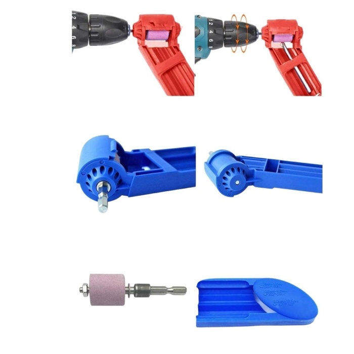 ® Yeni Ürün Taşınabilir Kullanımı Kolay Hafif Matkap Ucu Bileyici Matkap Ucu Bileme Keskinleştirme Apara