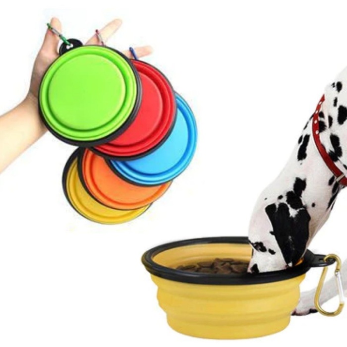 ® Yeni Ürün Katlanabilir Kedi Köpek Mama ve Su Kabı Köpek Oyuncağı