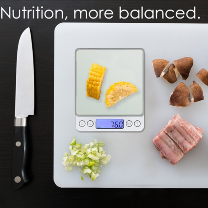 ® Yeni Ürün Dijital Hassas Mutfak Terazisi Hassas Tartı 2000 Gr/01 Gr Hassasiyet