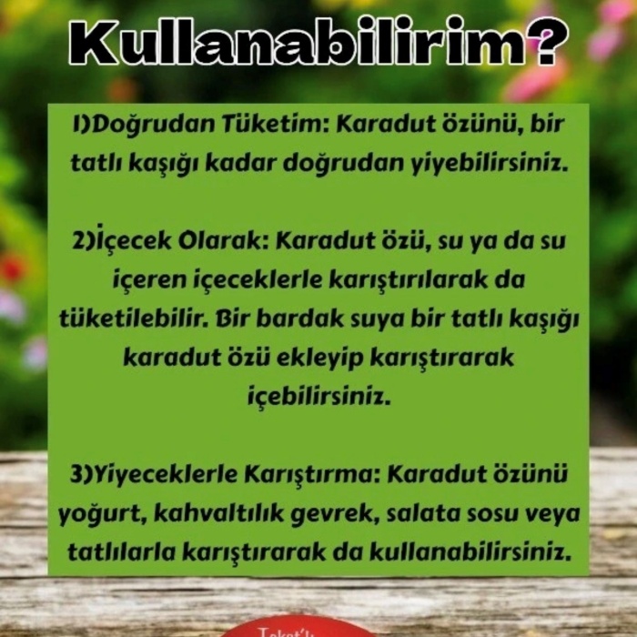 ® Yeni Ürün Özseven Karadut Özü 300gr