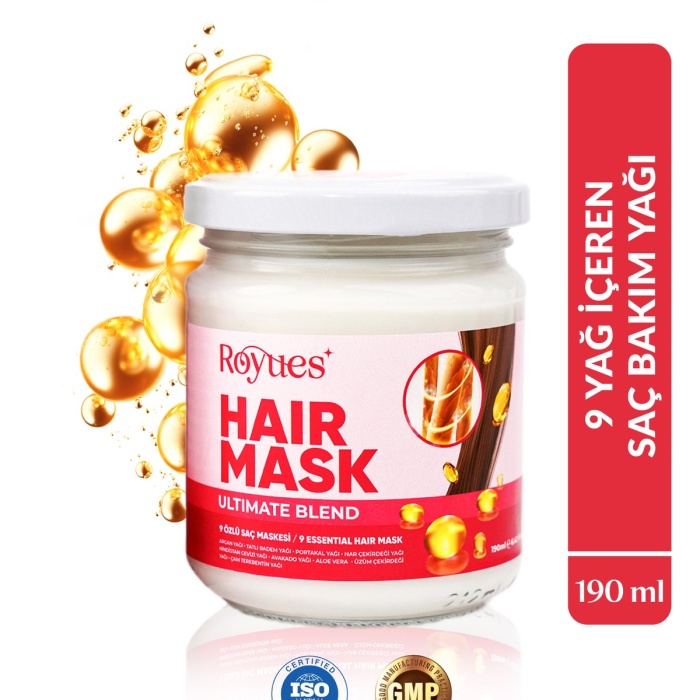 ® Yeni Ürün Kuru ve Yıpranmış Saçlar İçin Nemlendirici Saç Bakım Maskesi 190mlMoisture Hair Mask