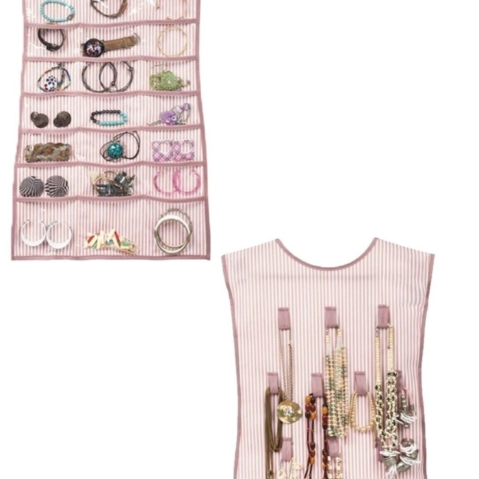 ® Yeni Ürün Elbise Şeklinde Takı Düzenleyici İki Taraflı Mücevherler Ve Takılar İçin Takı Organizer