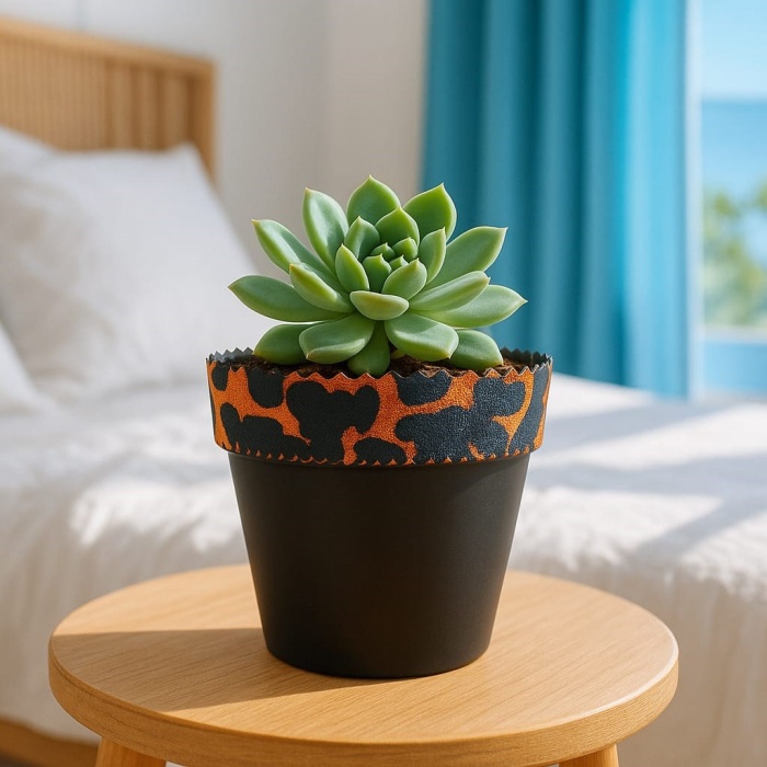 ® Yeni Ürün NF LEO Dekoratif saksı 1.7 litre