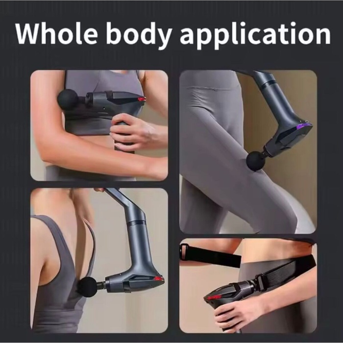 ® Yeni Ürün Yeni Nesil Profesyonel Lcd Göstergeli Şarjlı Tüm Vucut Masaj Tabancası