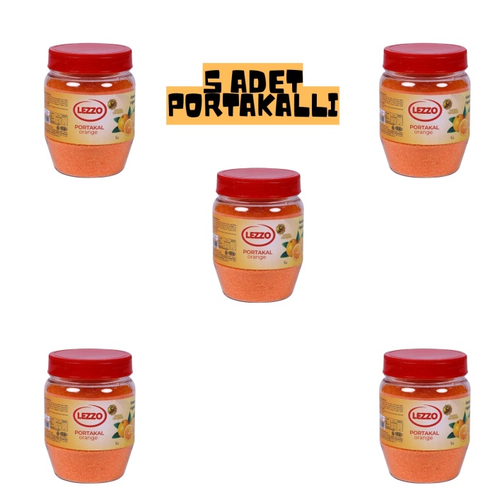 ® Yeni Ürün 5 Adet Portakal Toz Içecek ( Sıcak ve Soğuk İçim) 300 Gr